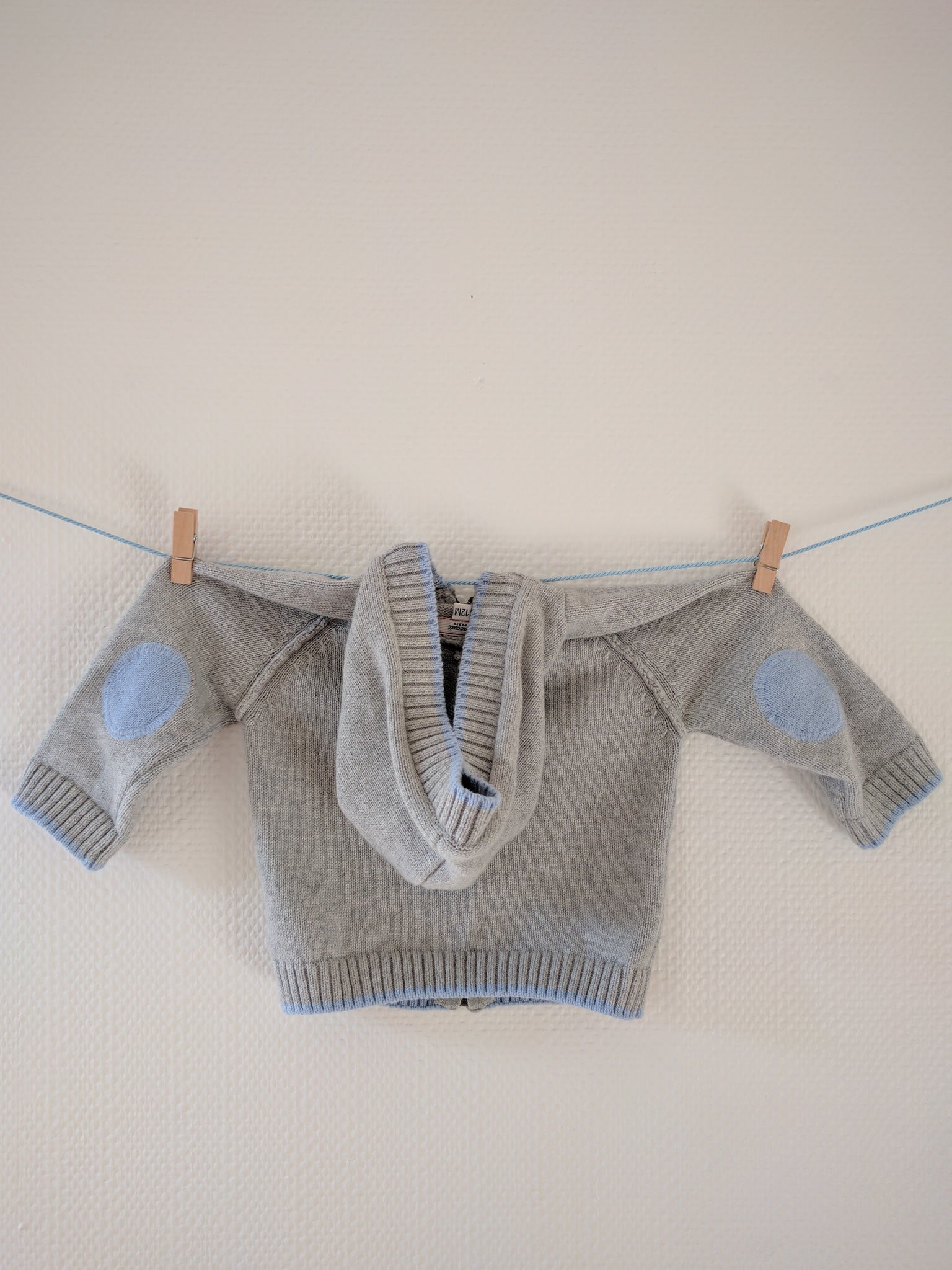 Gilet Jacadi gris et bleu