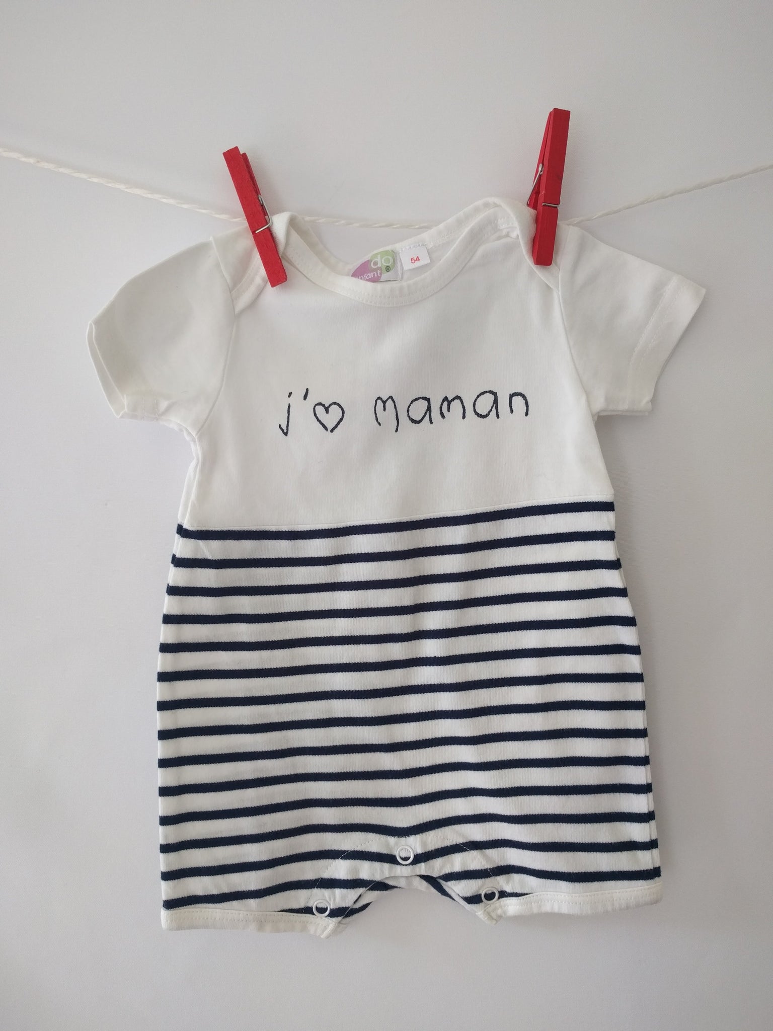 Body Fille Garçon 1 mois L'enfant Do 