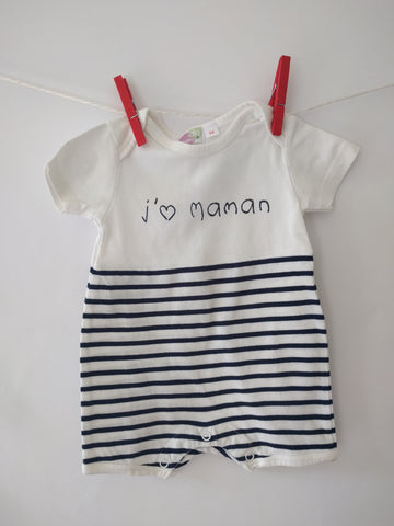 Body Fille Garçon 1 mois L'enfant Do 