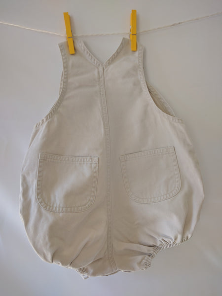 Salopette beige confort