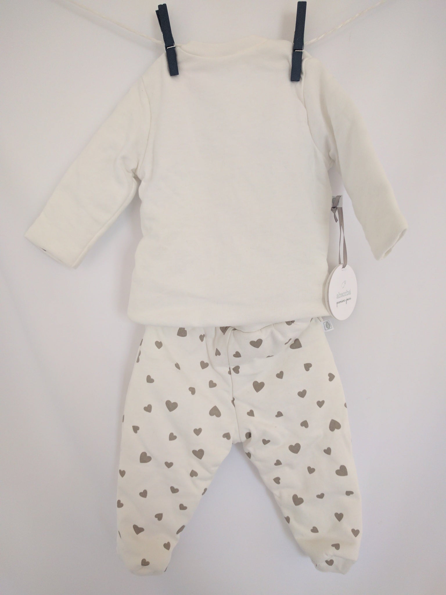 Pyjama ultra moelleux mon petit coeur