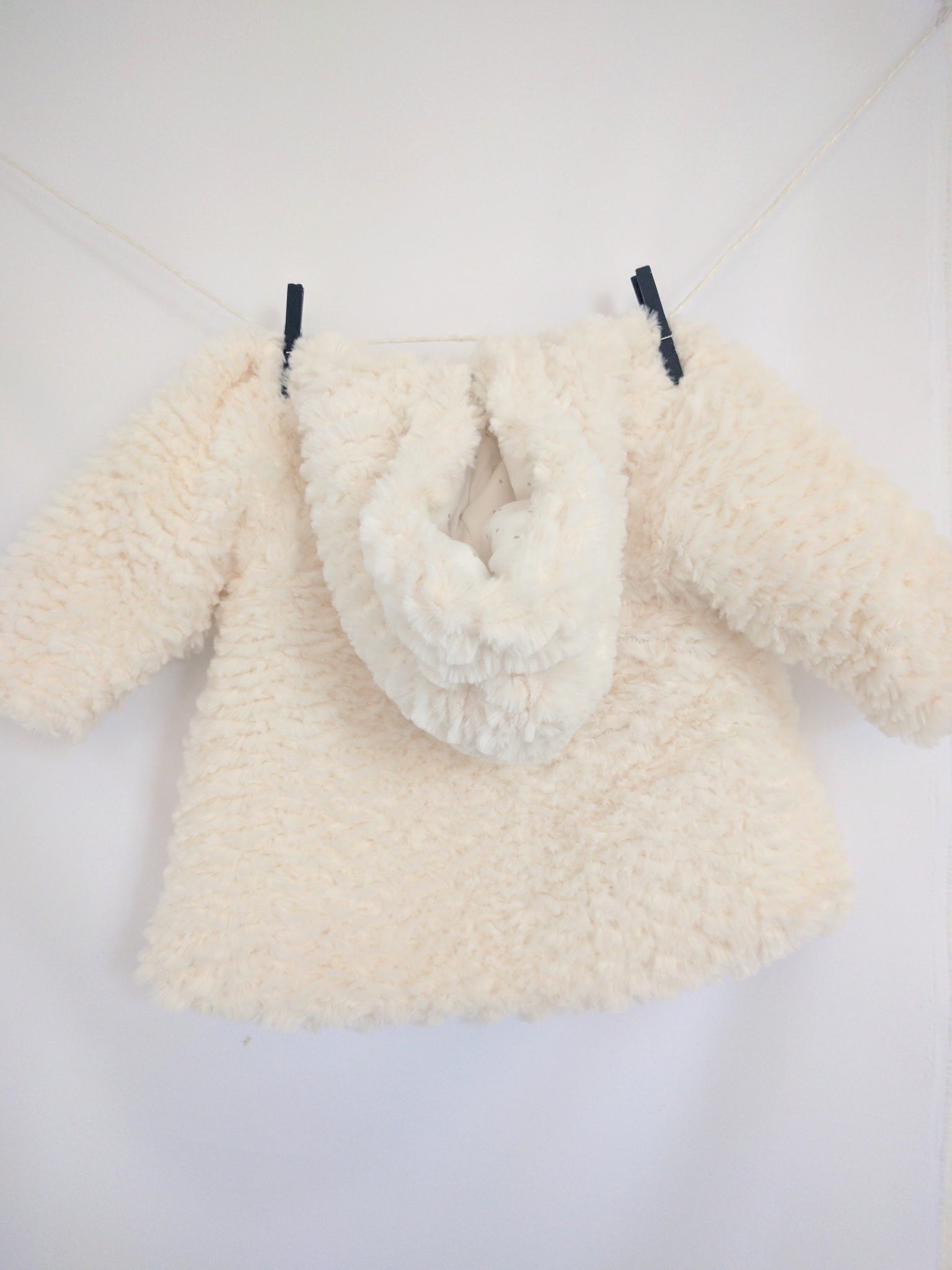 Manteau bien au chaud blanc