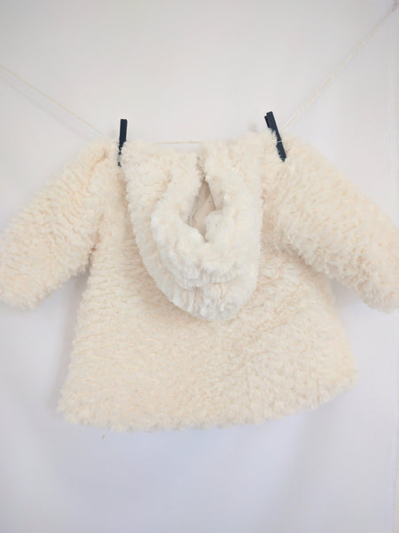 Manteau bien au chaud blanc