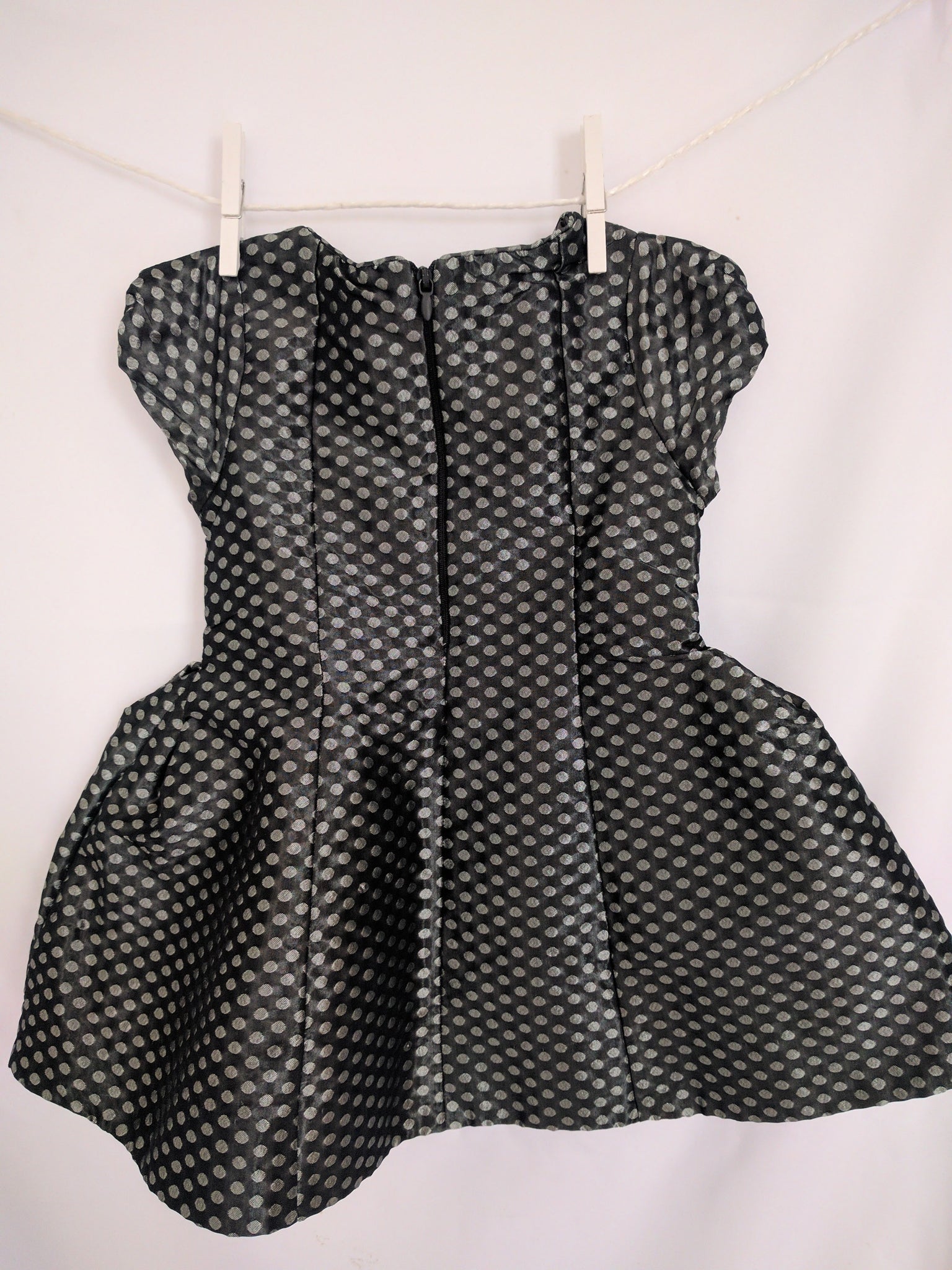 Robe princesse à pois