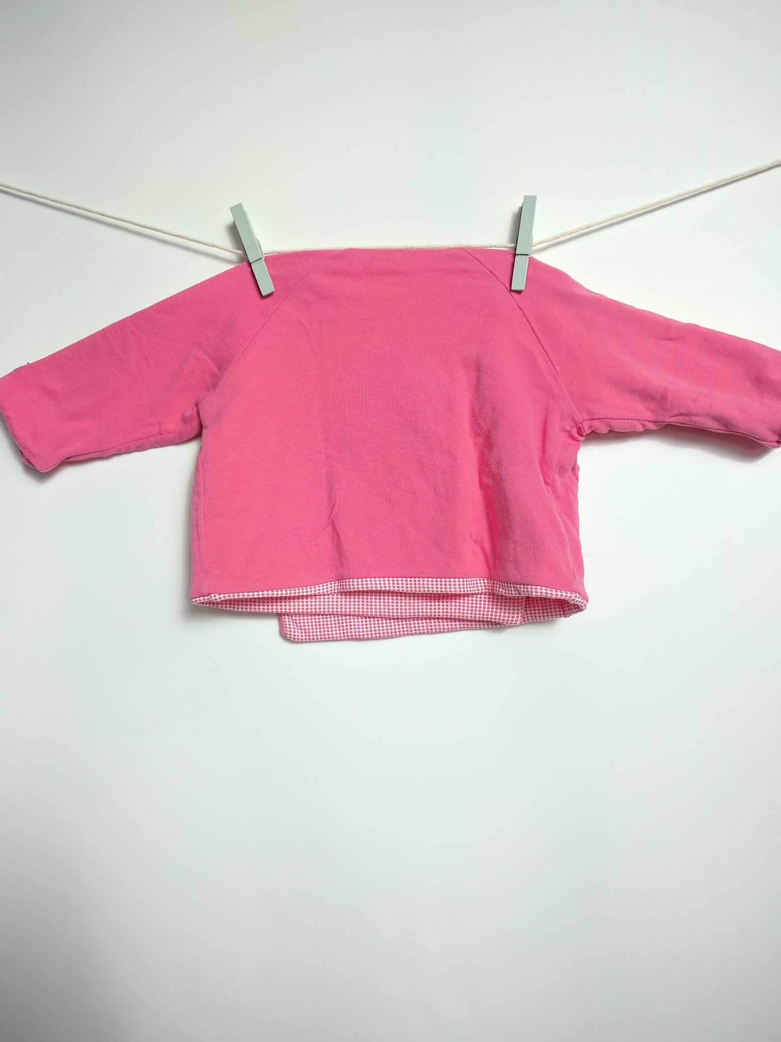 Gilet cache cœur épais rose