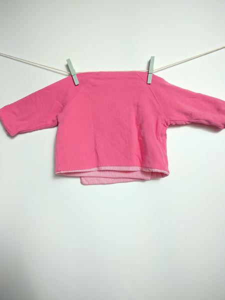 Gilet cache cœur épais rose