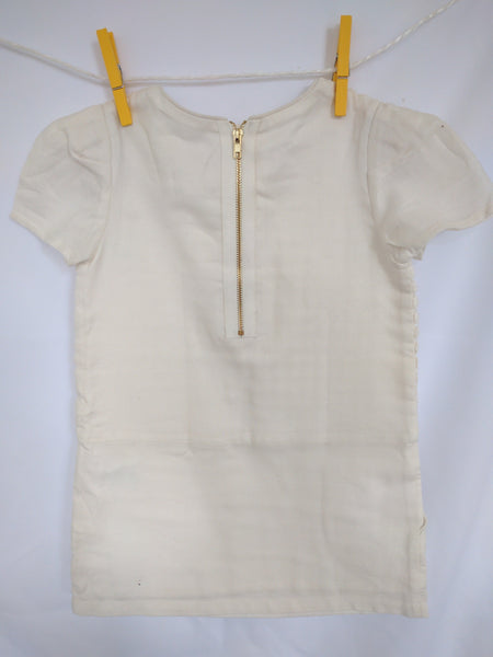 Robe chic blanc cassé