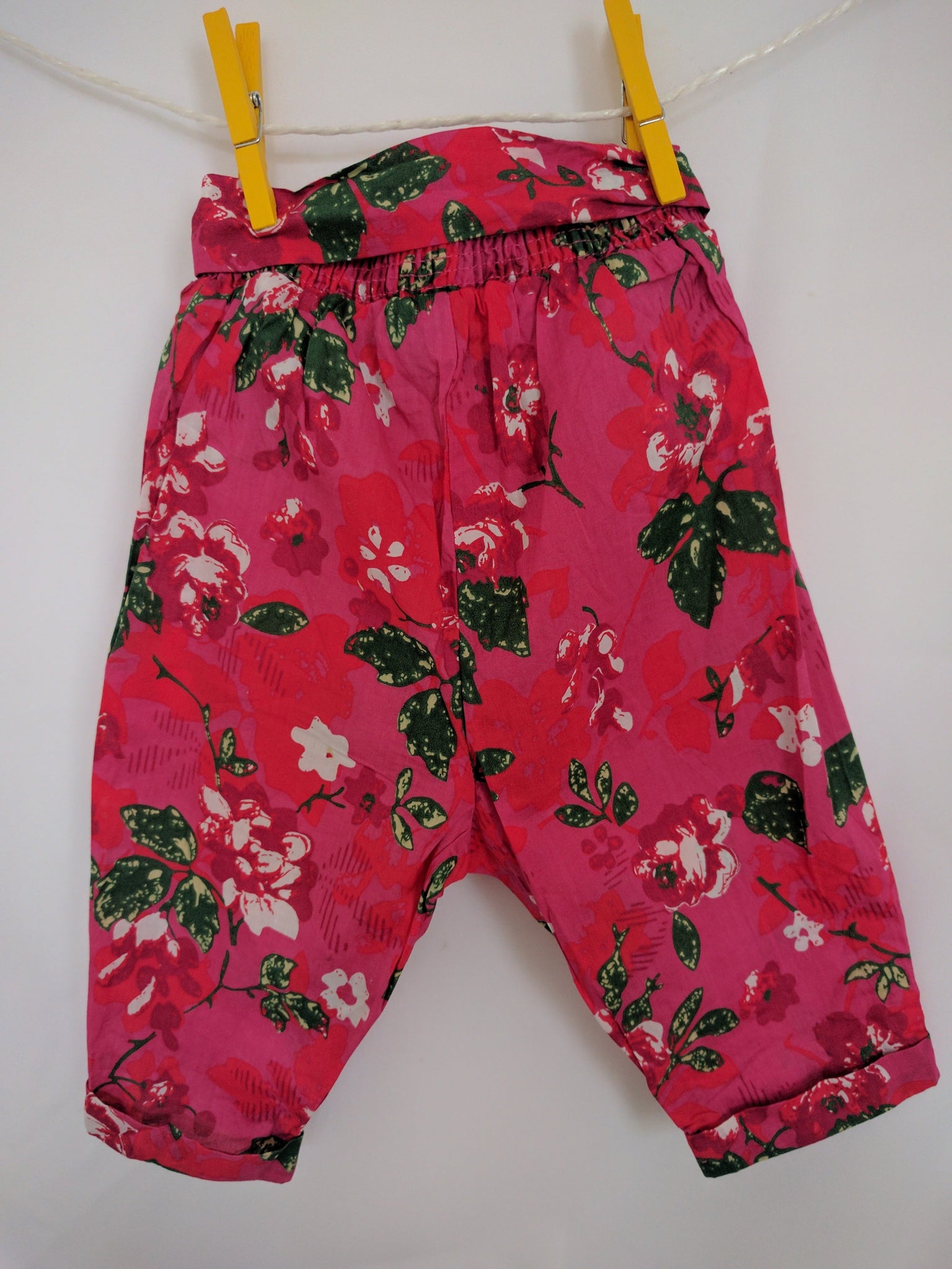 Pantalon fluide fleuri