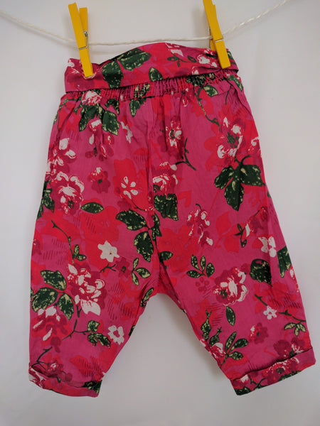 Pantalon fluide fleuri