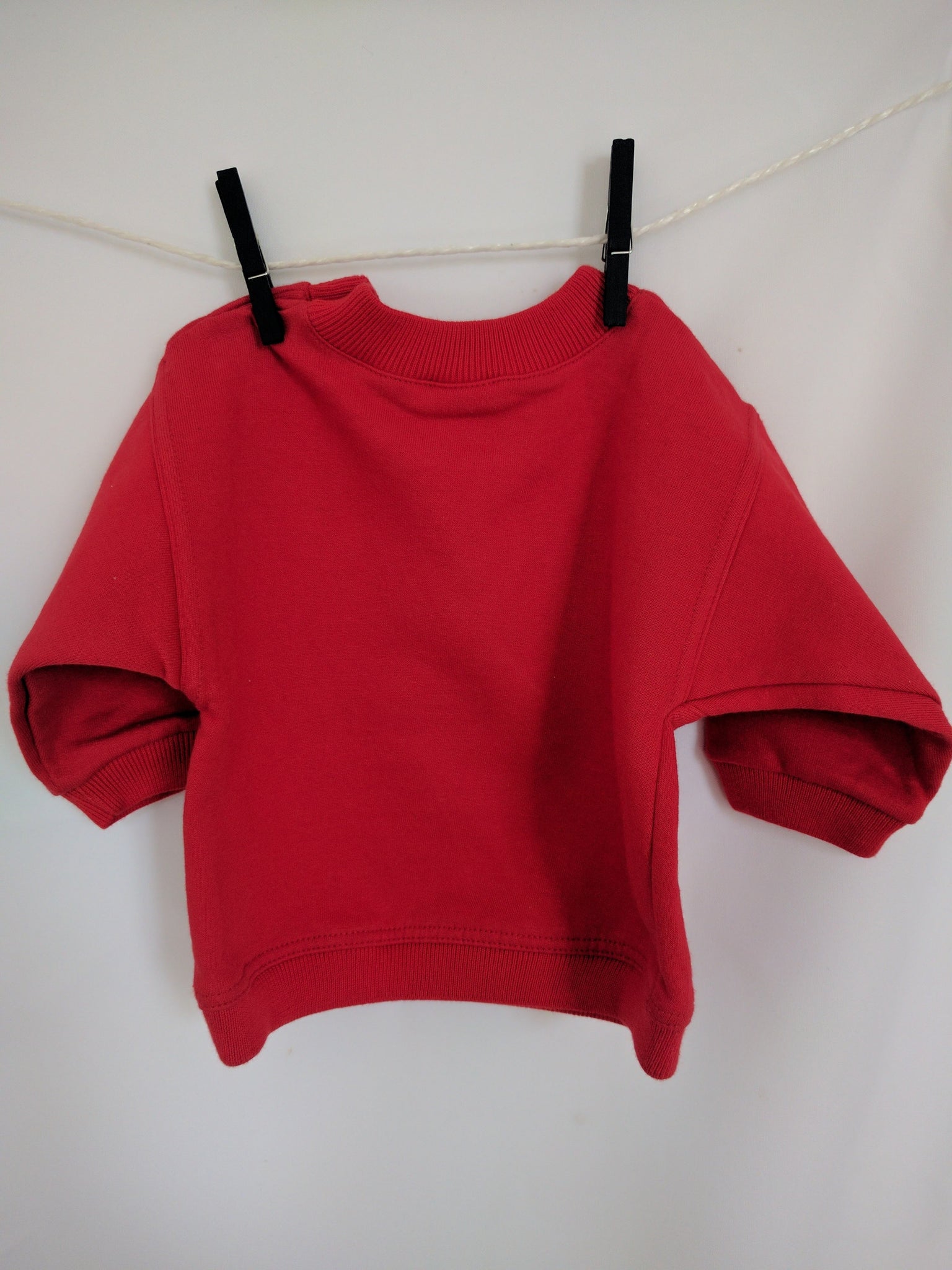 Pull vintage rouge