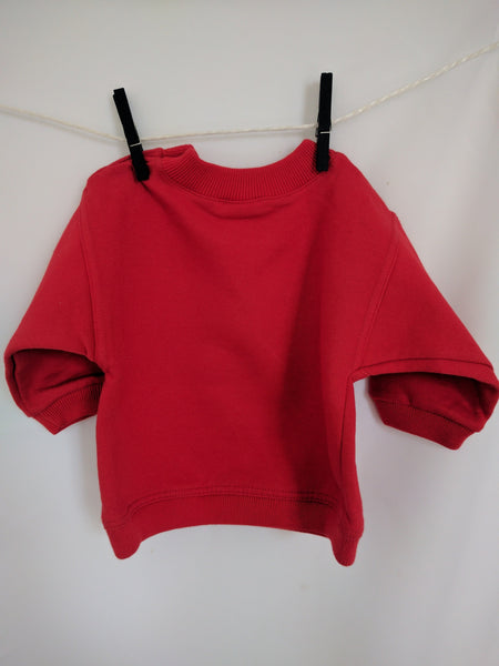 Pull vintage rouge