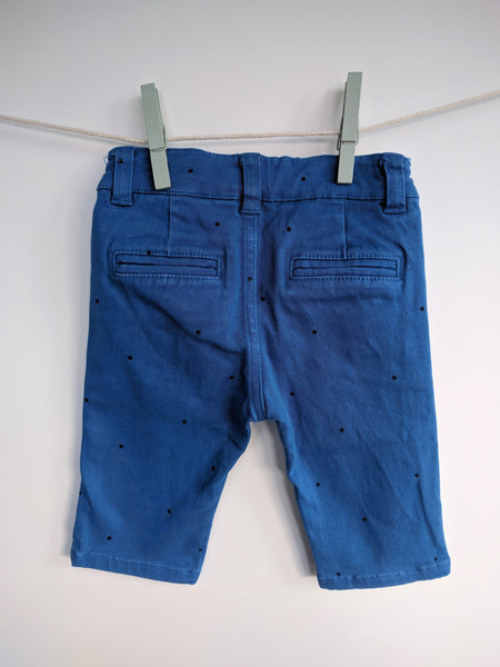 Pantalon bleu étoilé