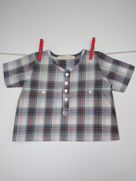 Blouse Fille Garçon 6 mois Alice à Paris