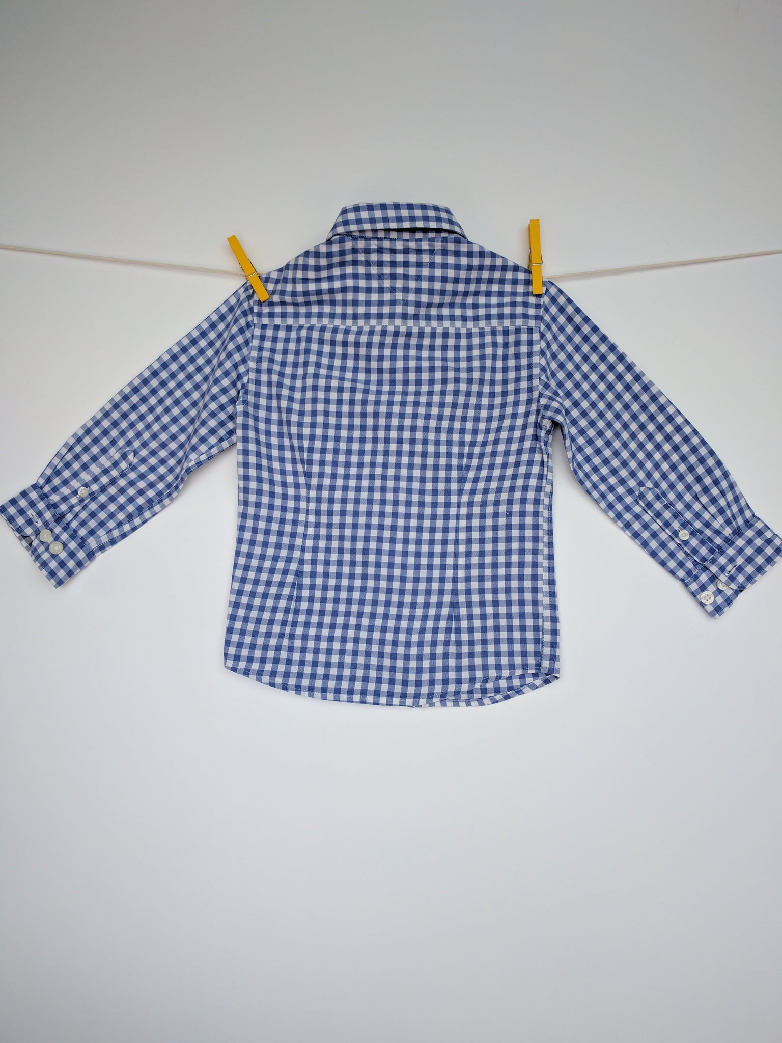 Chemise à carreaux bleu et blanche (taille très grand)