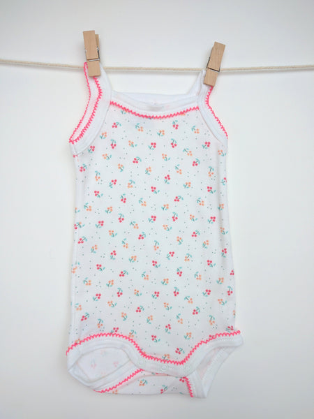 Body débardeur à fleurs