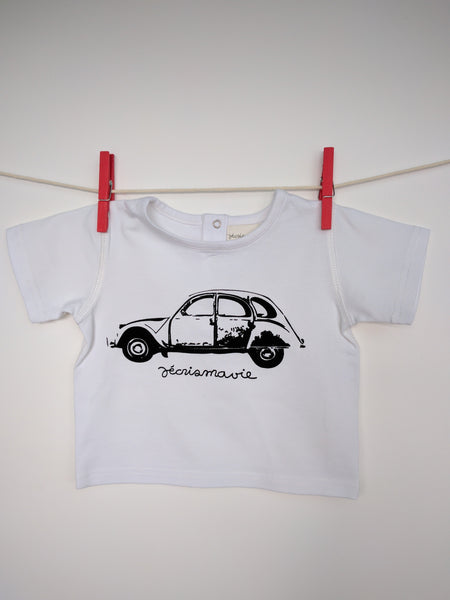 T-shirt Garçon 12 mois J'écris ma vie