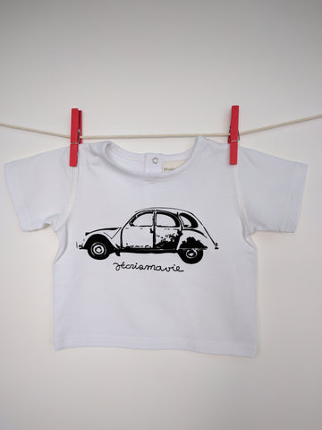 T-shirt Garçon 12 mois J'écris ma vie