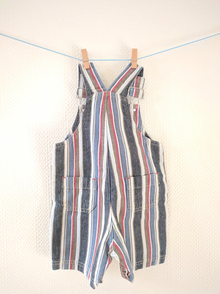 Salopette rayée baroudeur