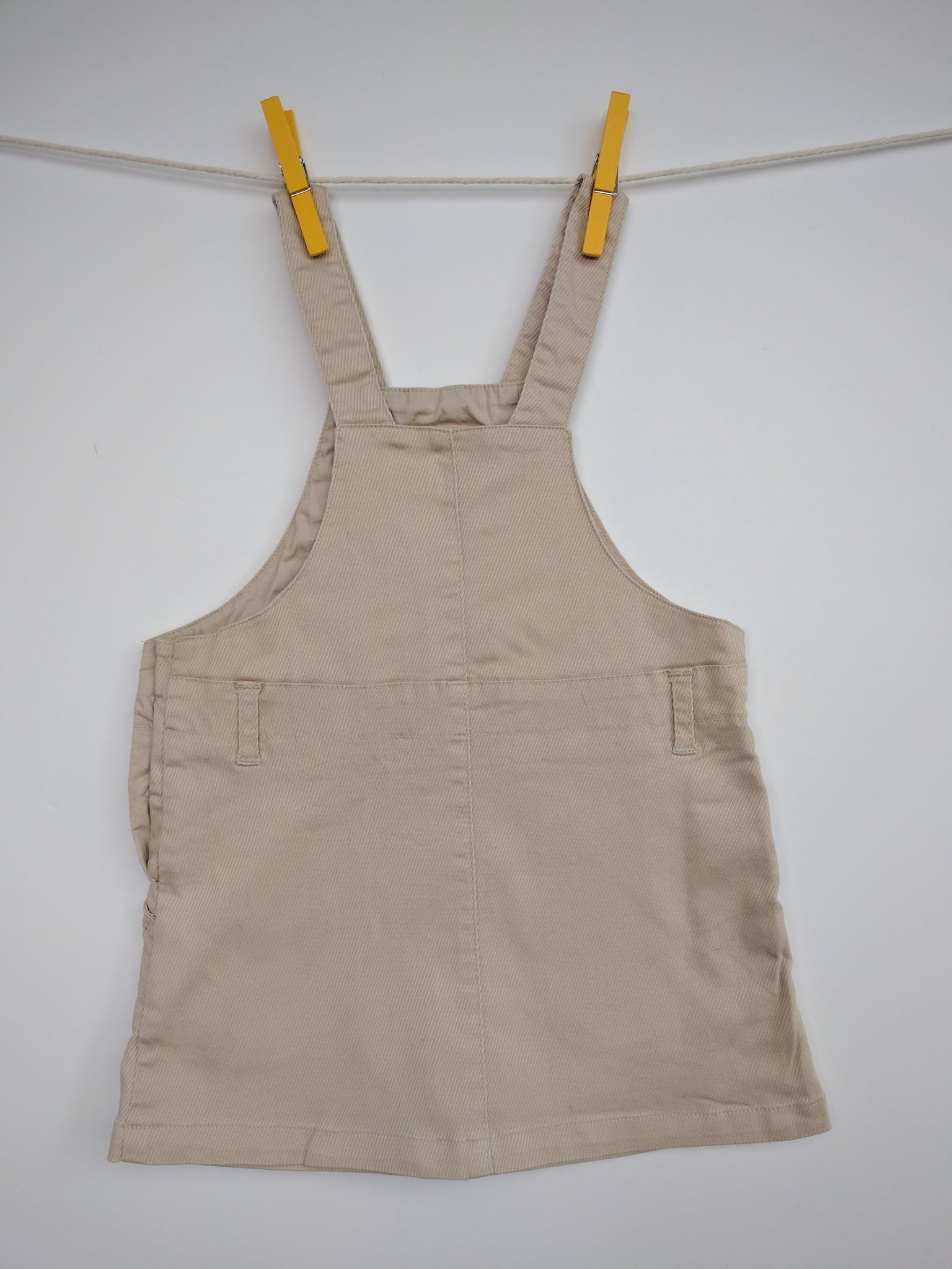 Robe salopette beige