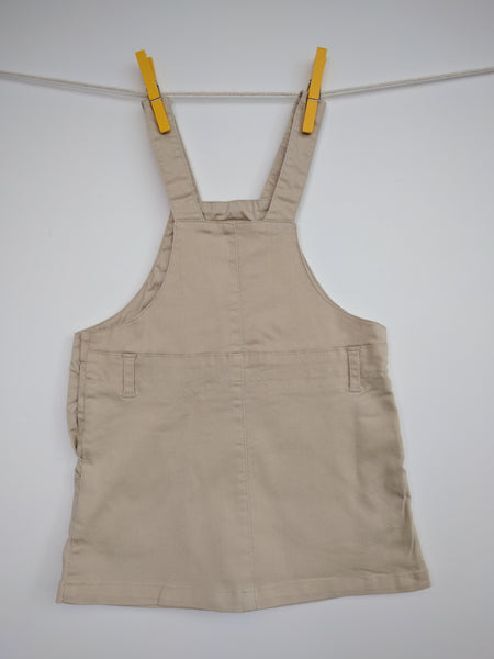 Robe salopette beige