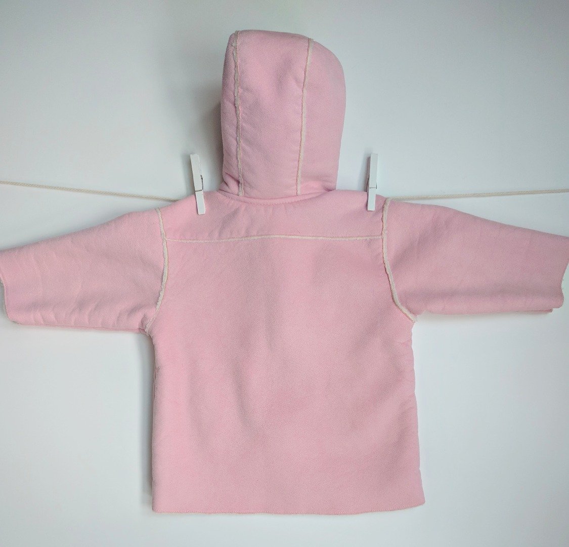 Manteau rose et doux