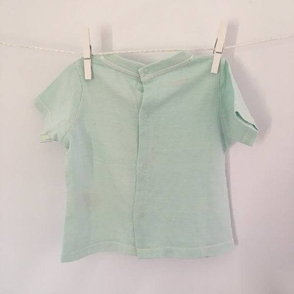 Tshirt bleu motif camion