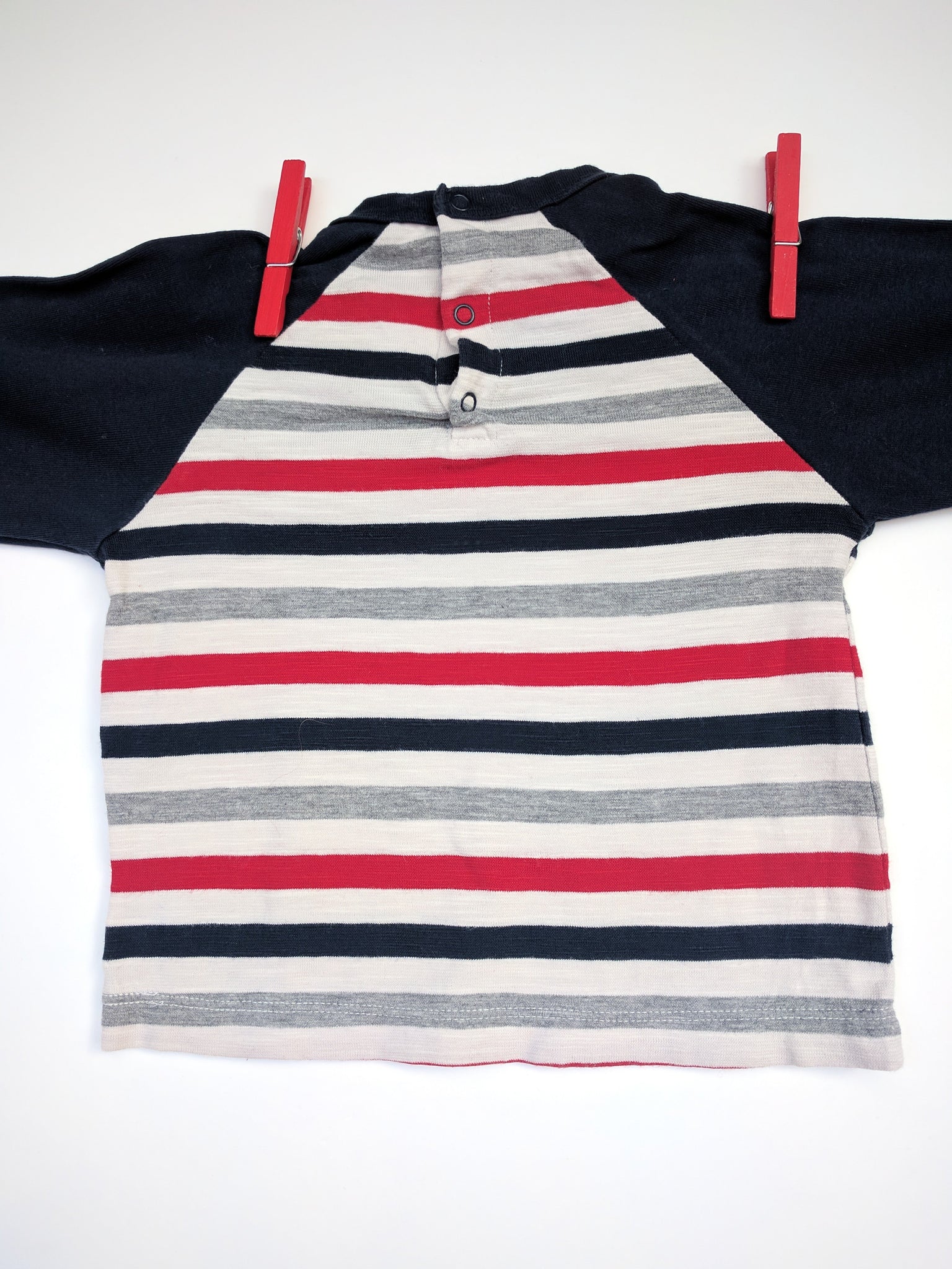 T-shirt manches longues marinière