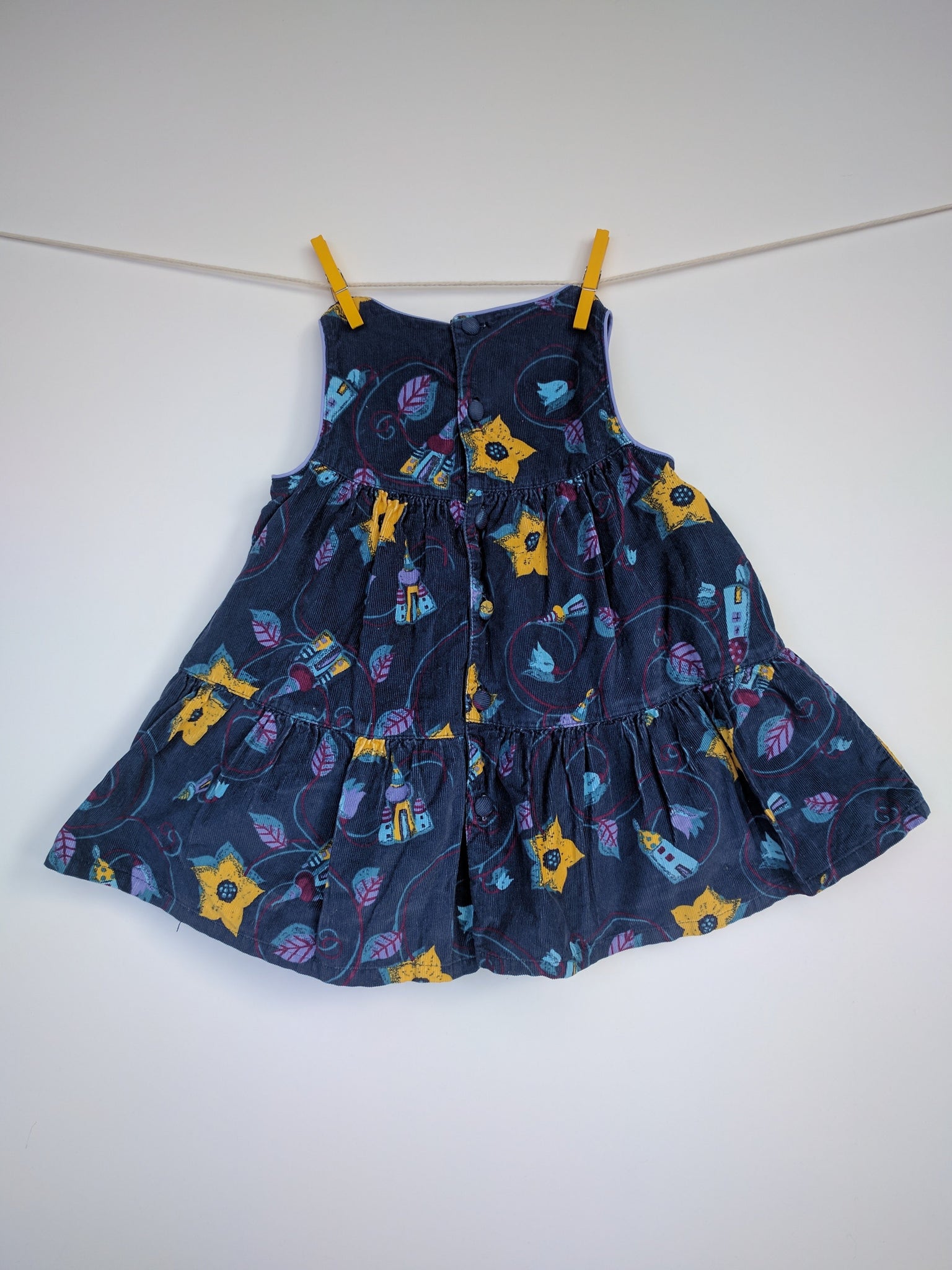 Robe d'hiver fleurie