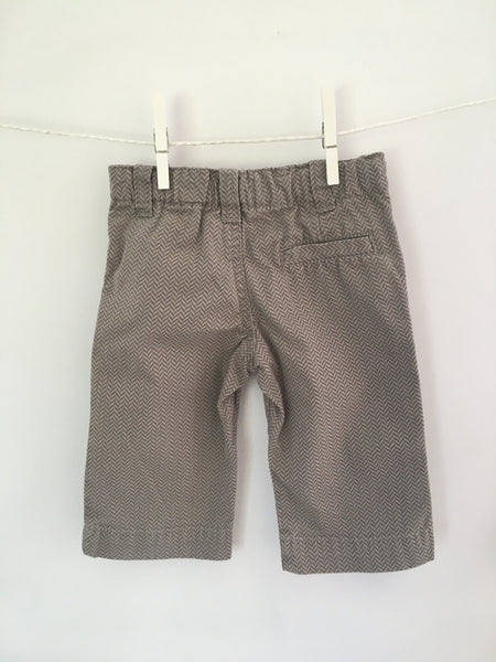 Pantalon à motifs marron