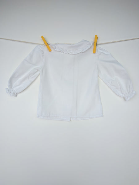 Blouse blanche style écolière
