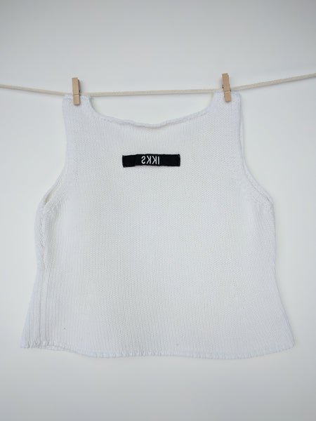 Gilet sans manche blanc