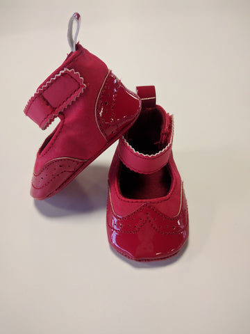 Chaussure vernis rouge fille naissance 3 mois
