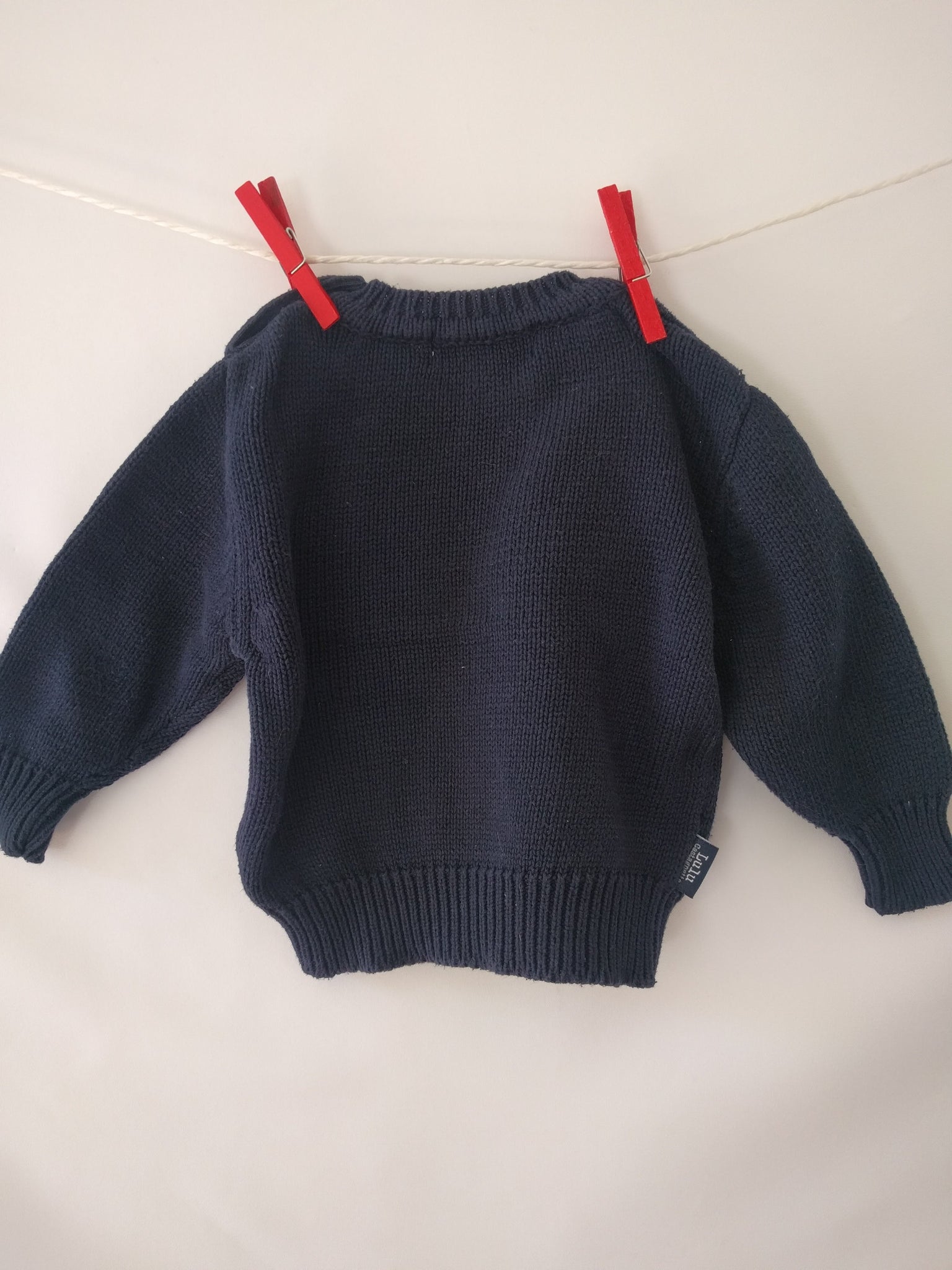 Pull hiver manches longues drapeau