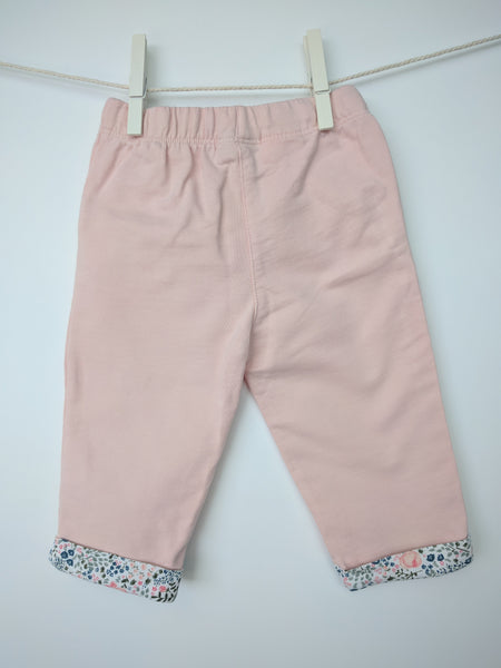 Pantalon confort rose pâle