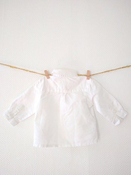 Chemise blanche en lin Mila Blue