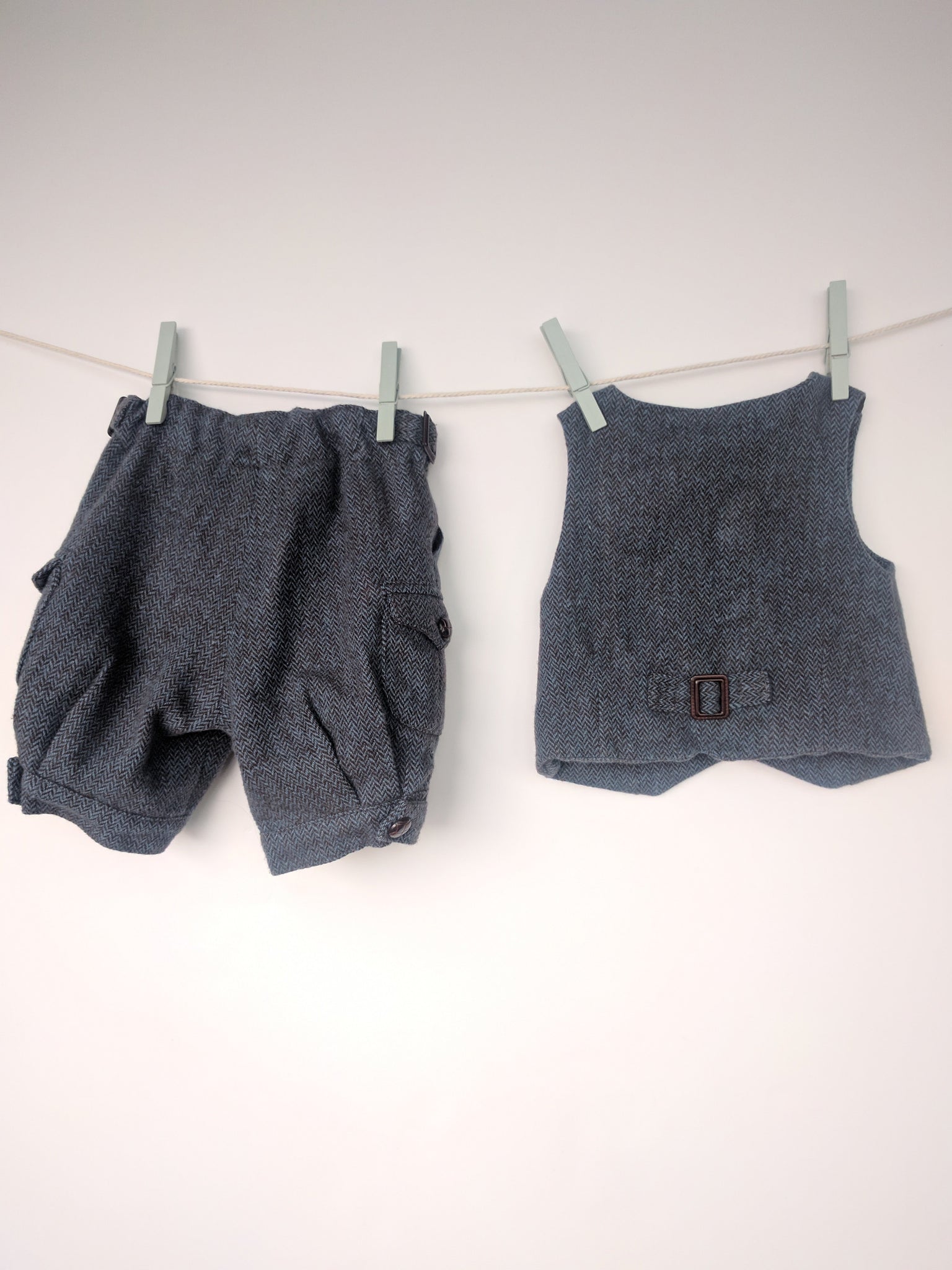 Gilet et pantalon de costume Gentleman en laine