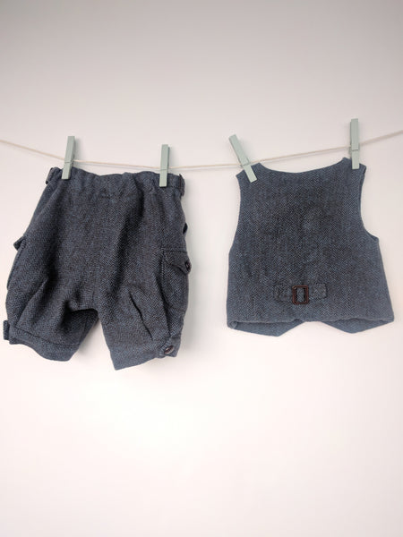 Gilet et pantalon de costume Gentleman en laine