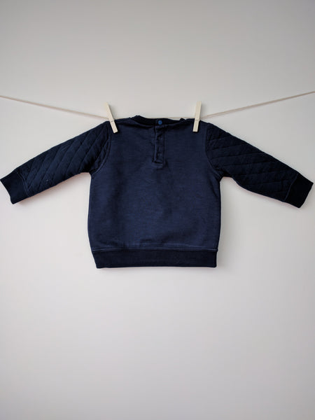 Pull baleine molletonné