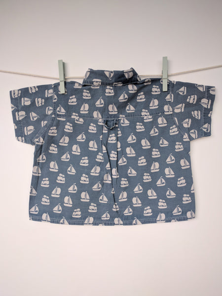 Chemise vintage petit navire