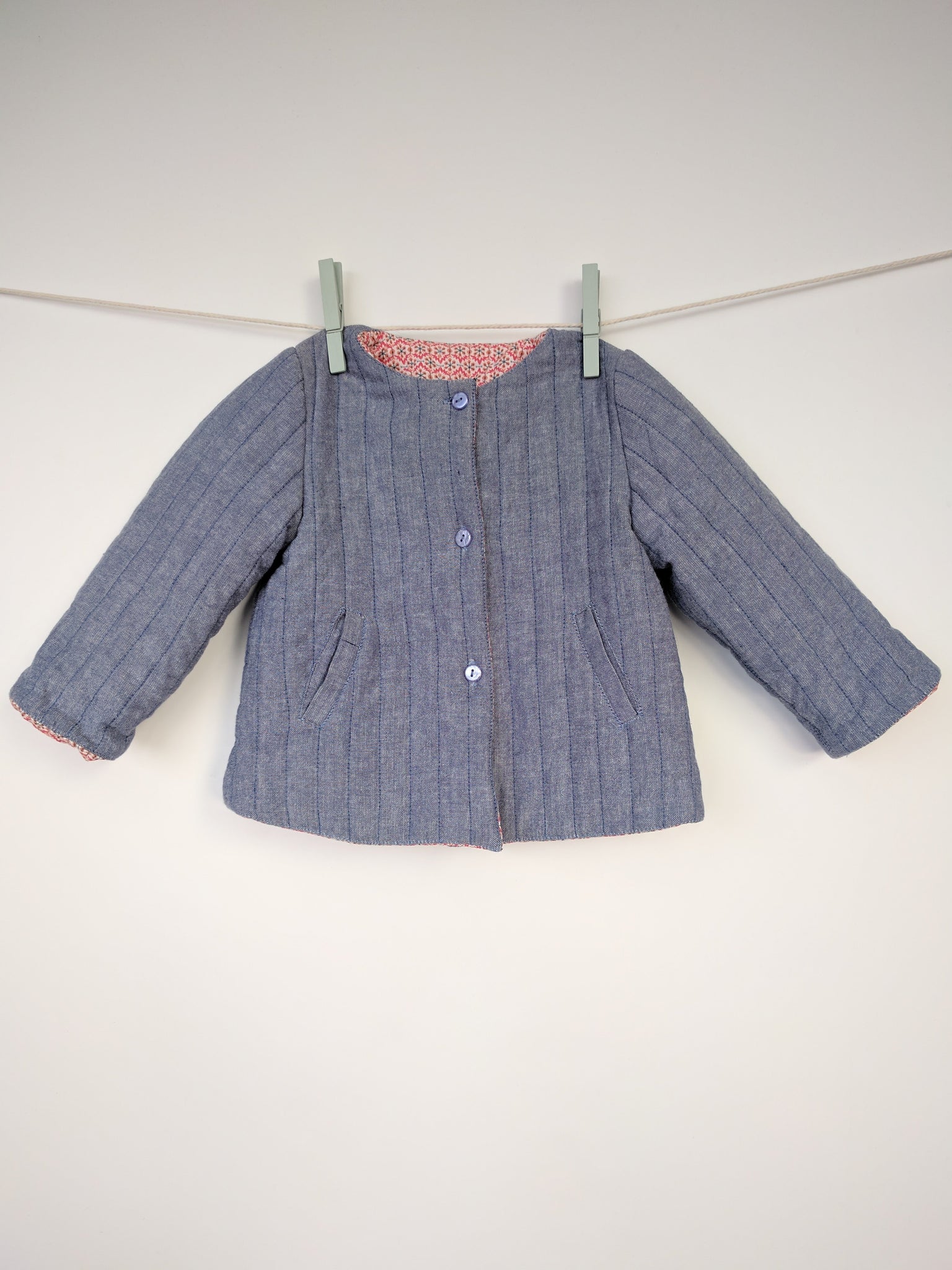 Manteau girly  réversible