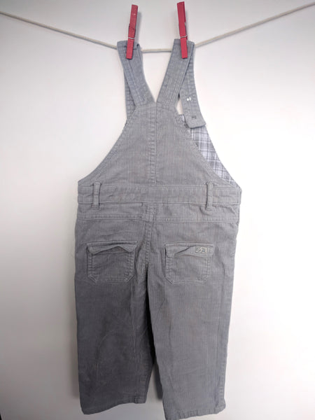 Salopette Velours grise