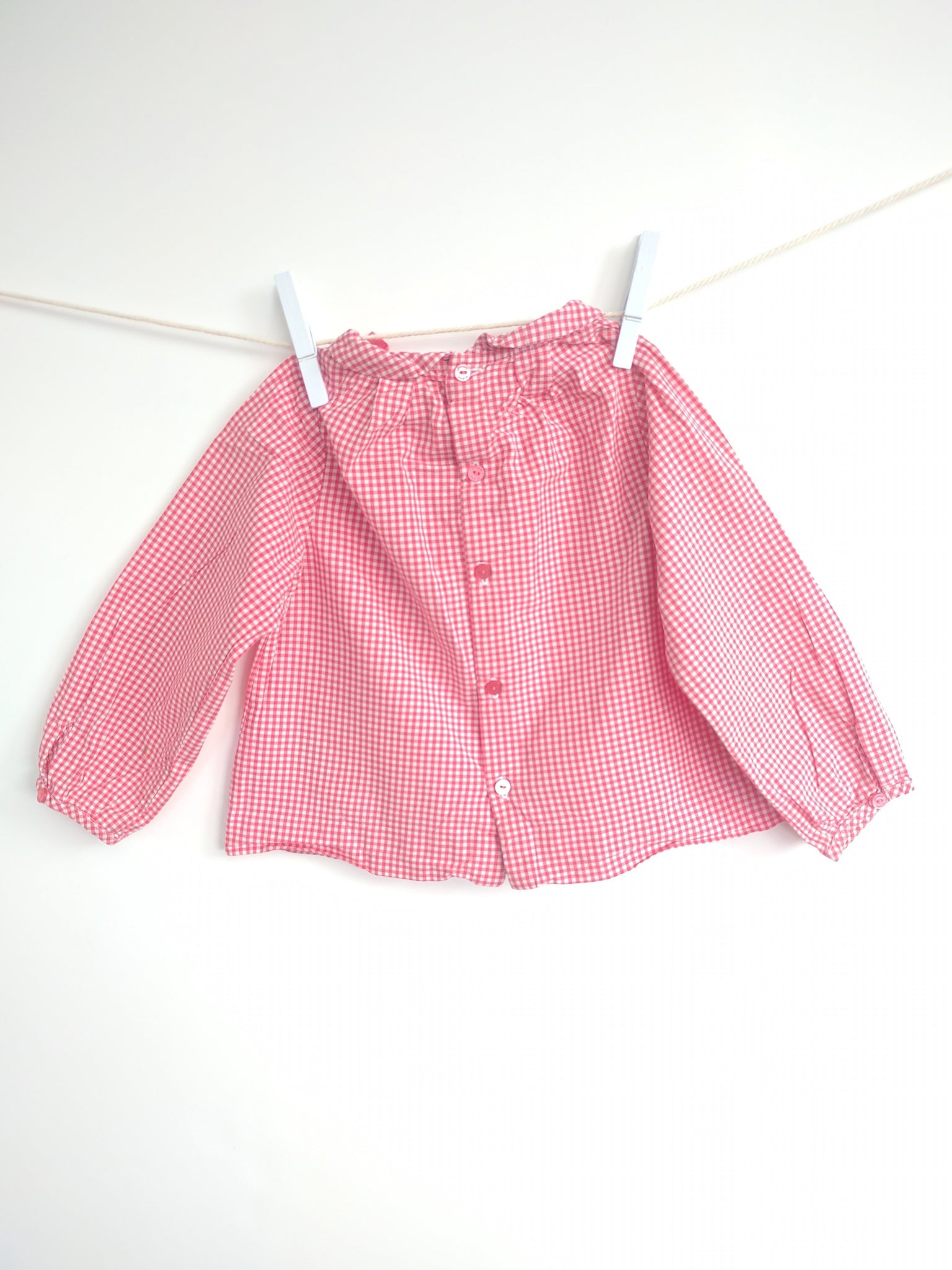 Blouse vichy et noeud
