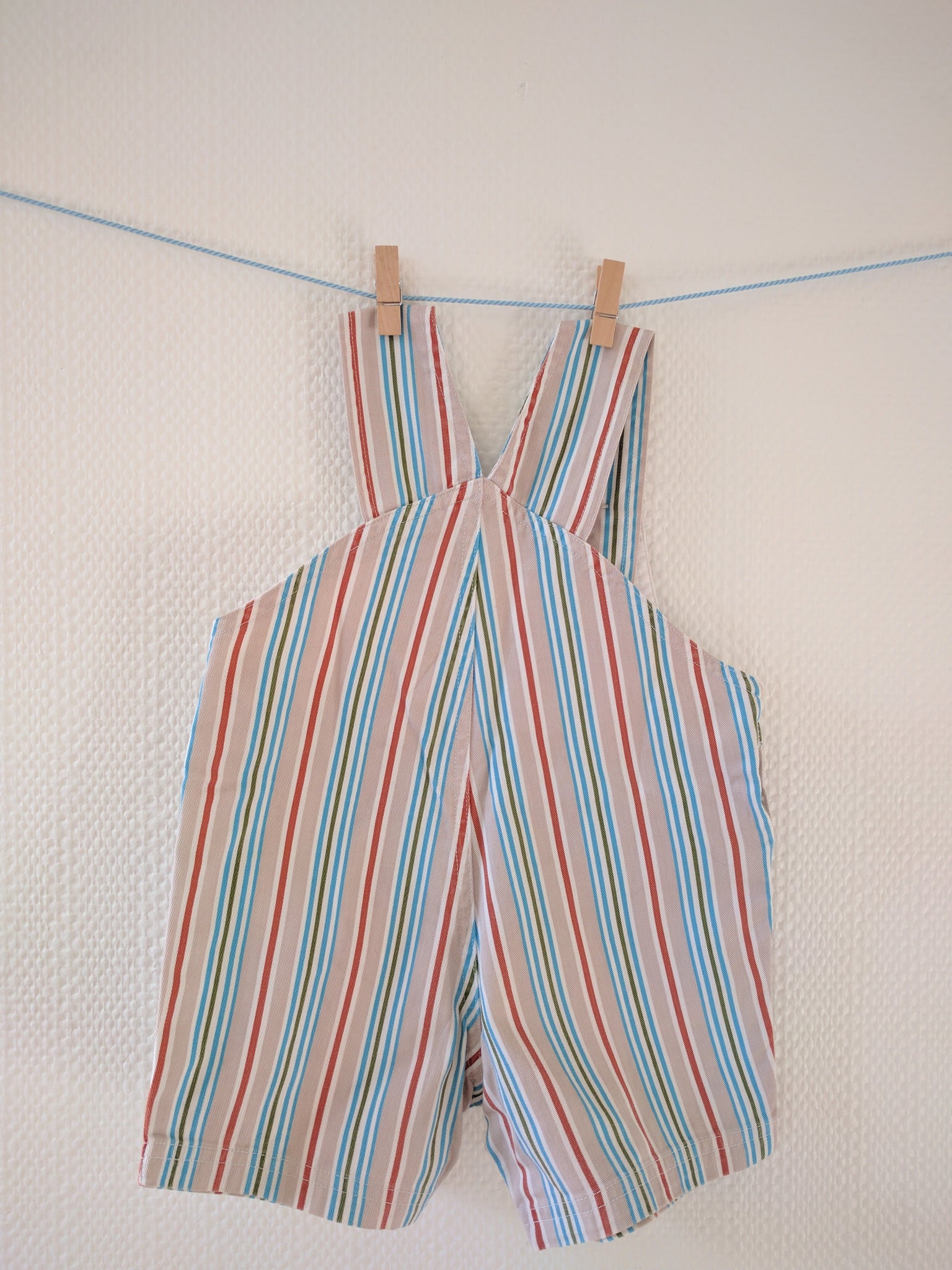 Salopette rayée multicolore sans marque