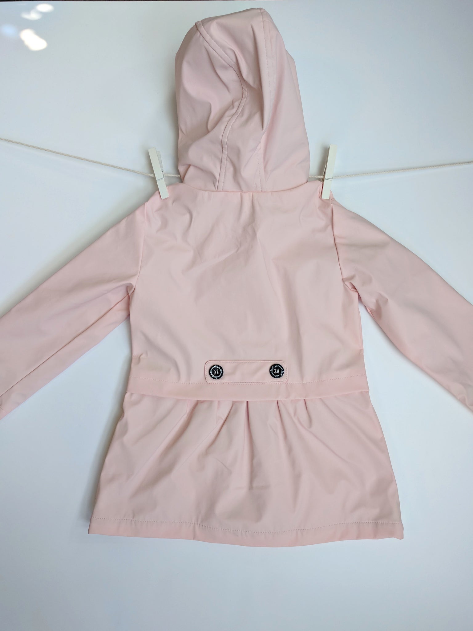 Manteau rose déperlant