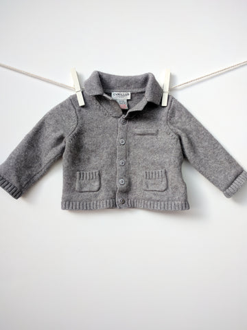 Gilet laine fille garçon 3 mois Cyrillus bébé gris