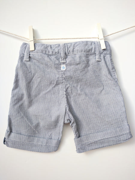 Short rayé bleu et blanc IKKS