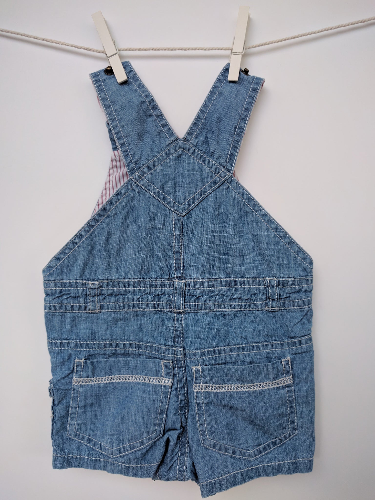 Saloperre en jean Vertbaudet