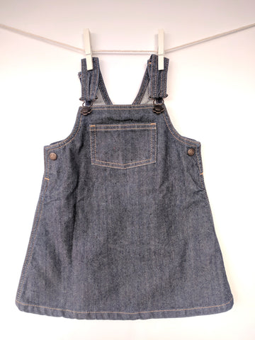 Robe en jean avec poche Petit Bateau 12 mois bébé fille 