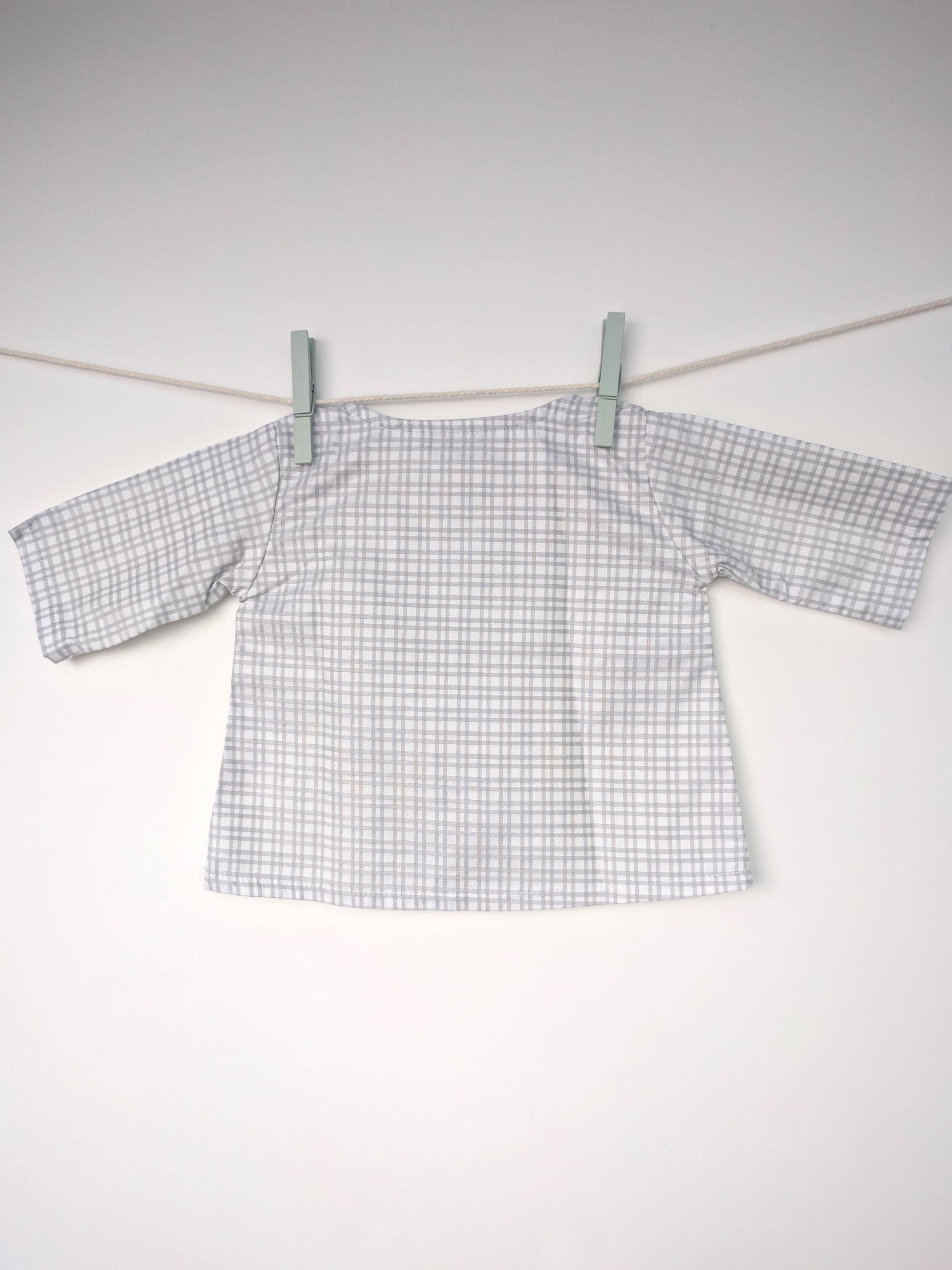 Chemise légère à carreaux