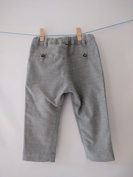 Pantalon chic et gris